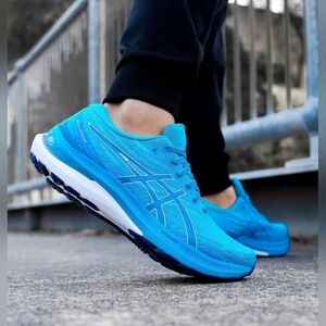 Asics Mens Gel Kayano 29 1011B440 Blue Running Shoes Sneakers Size 8.5